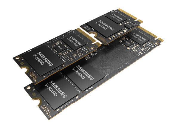 삼성전자가 5나노 기반 신규 컨트롤러를 탑재한 PC용 고성능 SSD ‘PM9C1a’. 