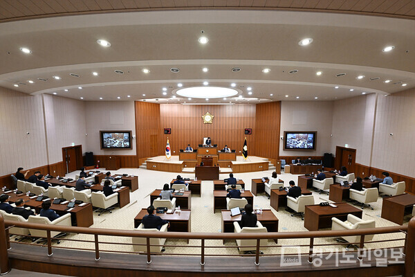 의정부시의회 제323회 제1차 정례회가 개회되고 있다. 