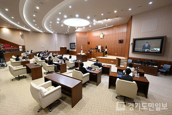 의정부시의회 제323회 제1차 정례회가 폐회되고 있다.