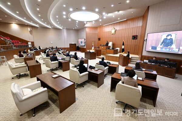 의정부시의회 제326회 제2차 정례회가 폐회되고 있다. 