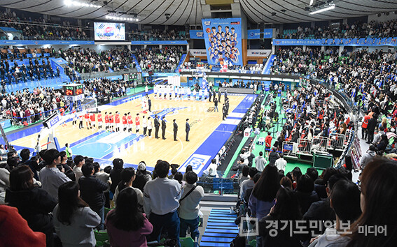 프로농구 2023년 농구영신 경기 현대모비스-한국가스공사.