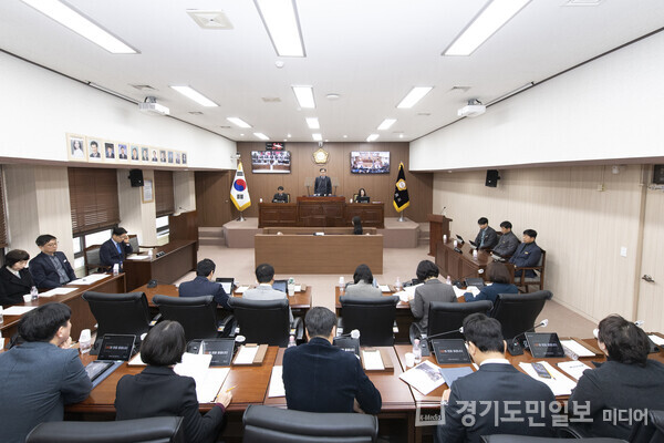 김포시의회 제230회 임시회가 폐회되고 있다.
