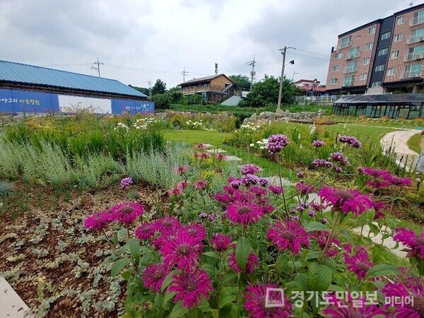 주민참여형 마을공동체 정원. 