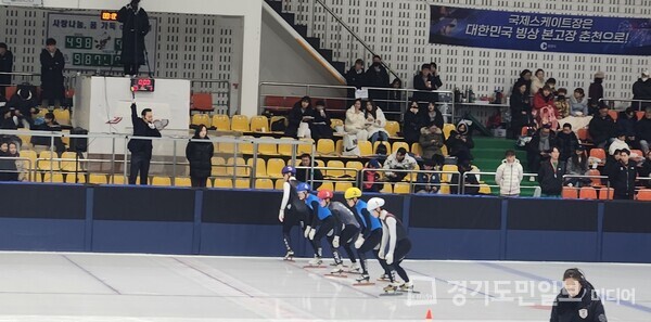 전국동계체육대회 빙상 종목 진행 모습. 