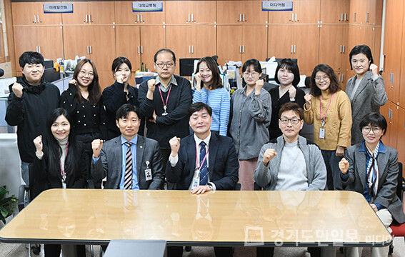 동두천시 홍보미래전략담당관 직원들.
